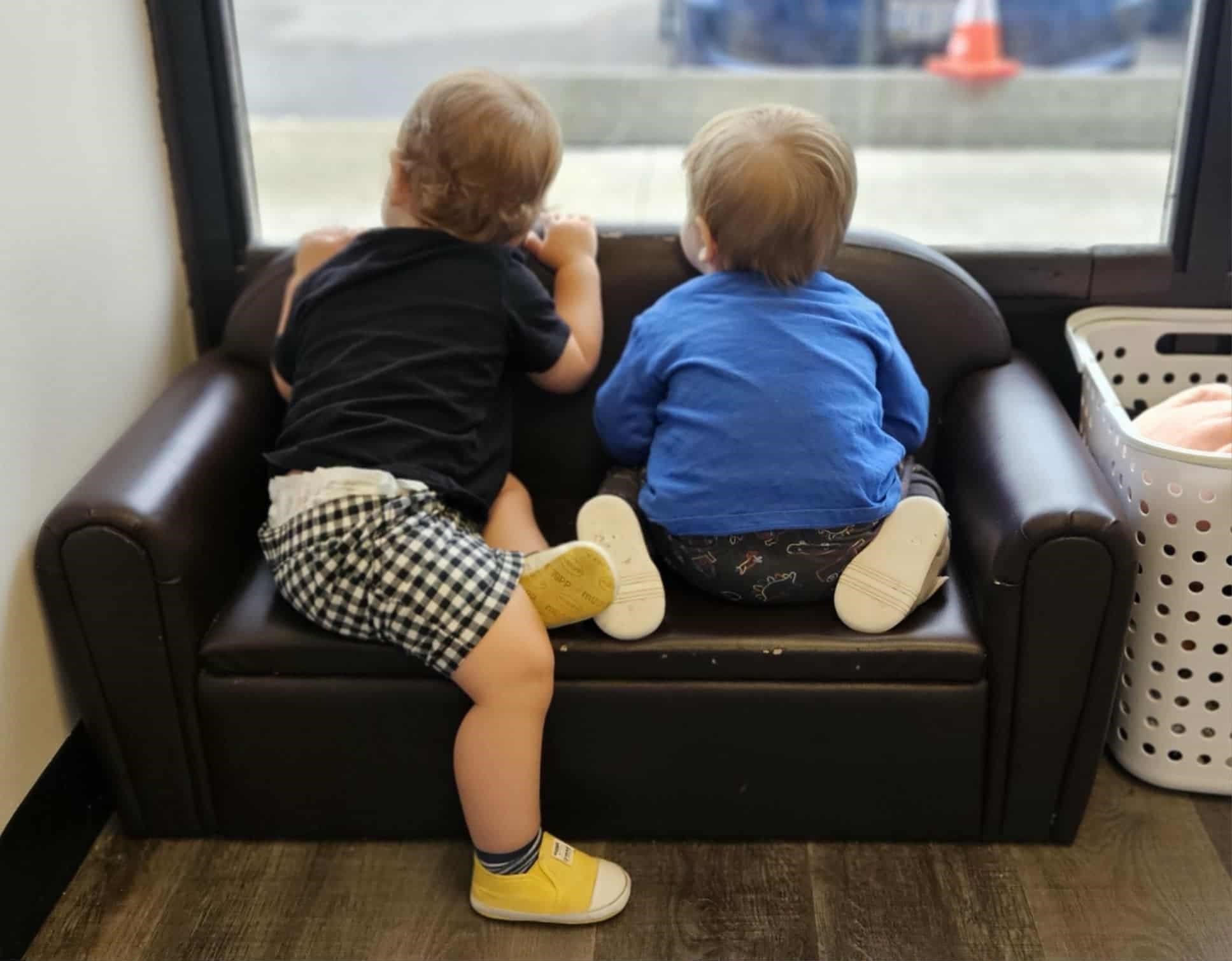 watching the cars go by